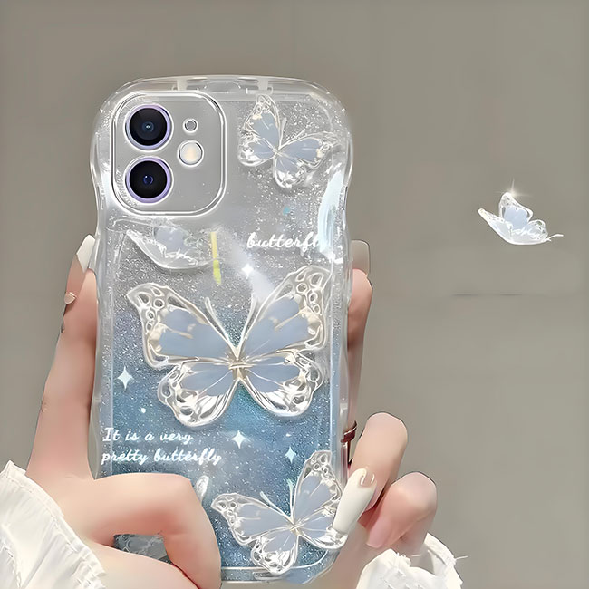 Your Statement-Making Phone Case: Butterfly, Glitter, and Grace